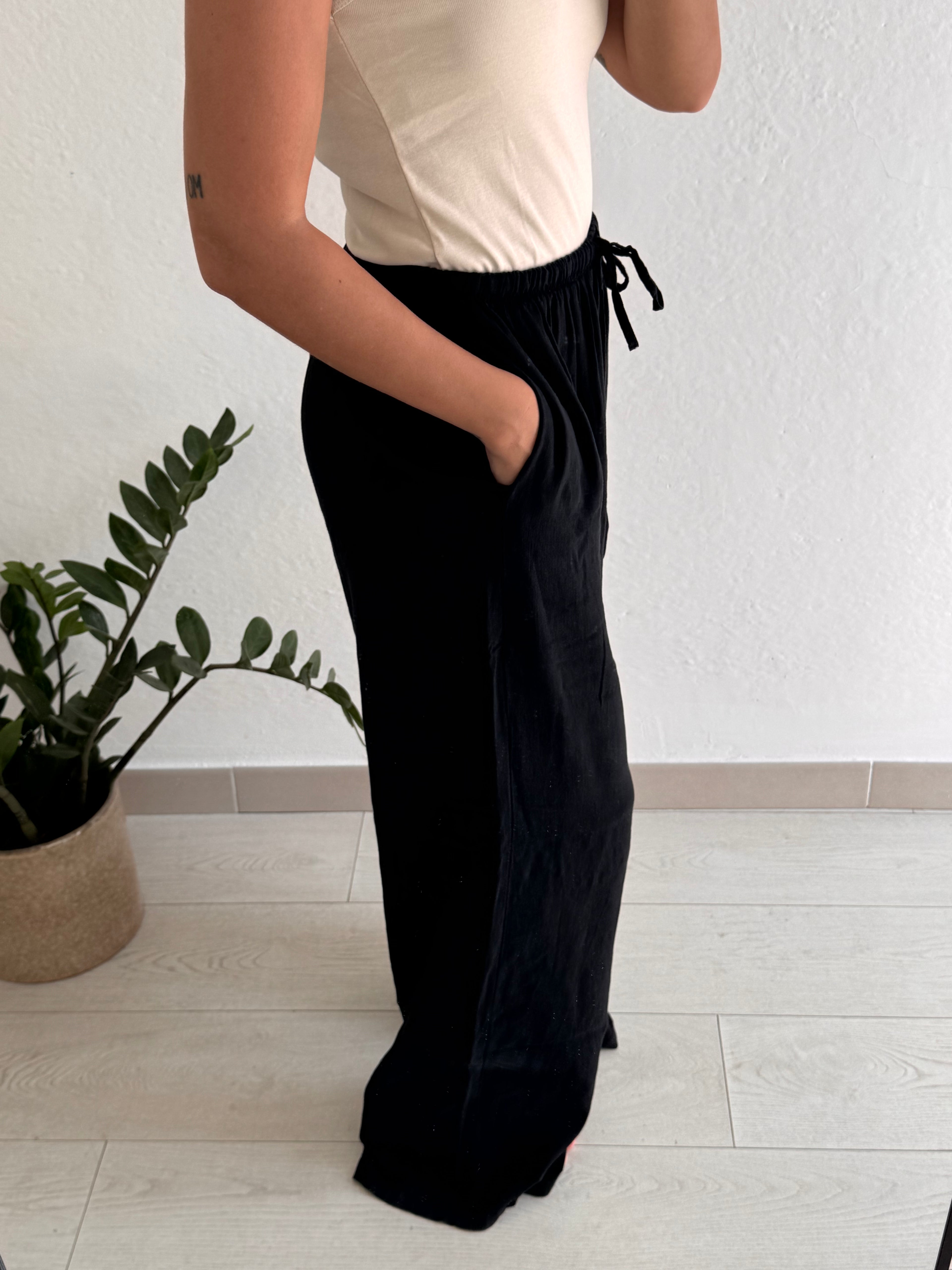 PANTALONE IN LINO
